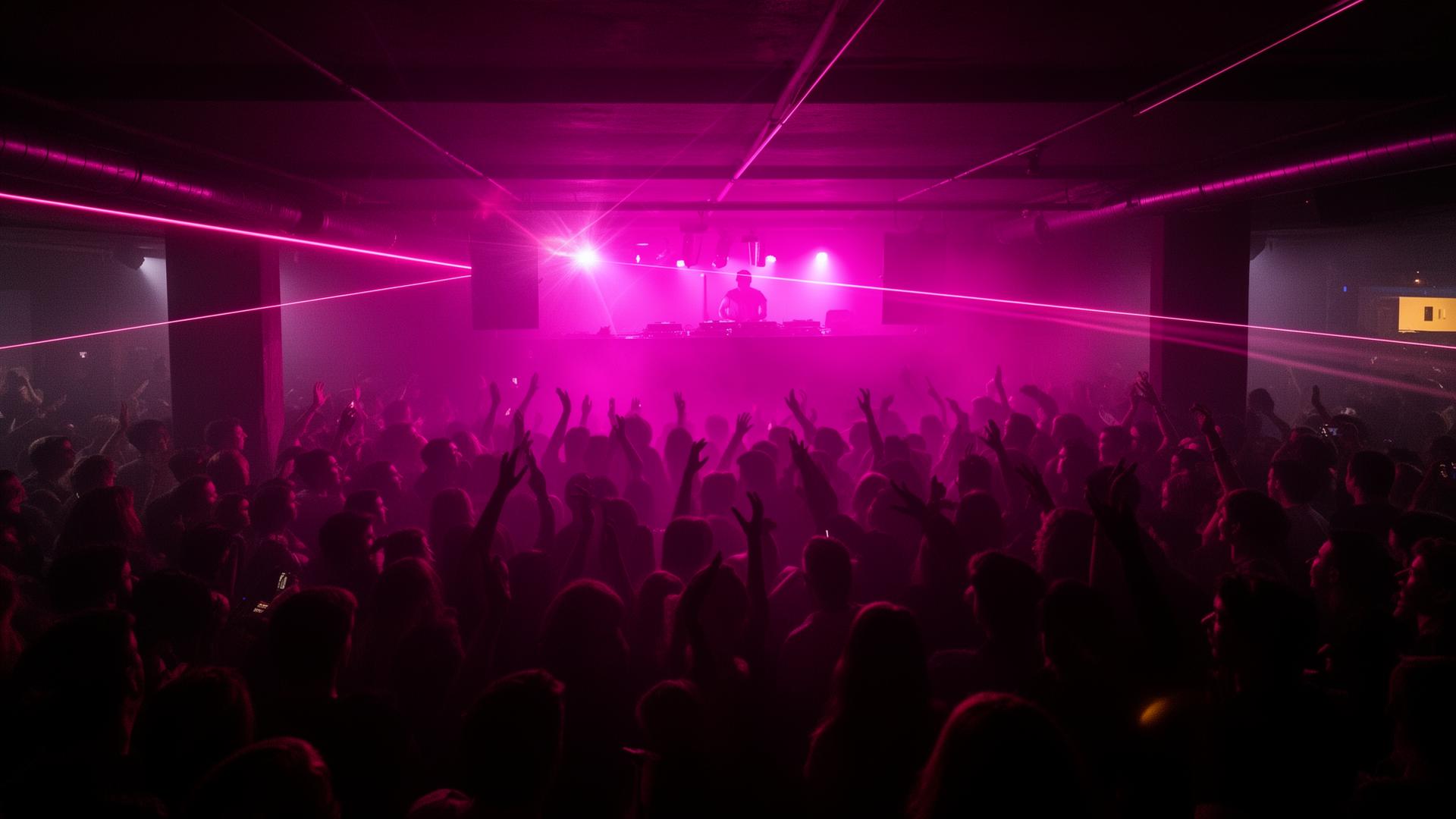Live crowd at venue